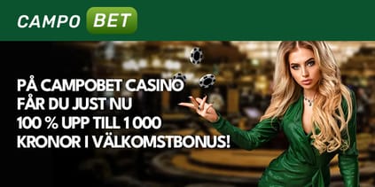 valkomstbonus hos campobet