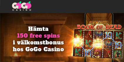 150 free spins hos GoGo Casino